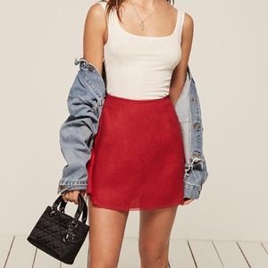 The Reformation Fifi Skirt